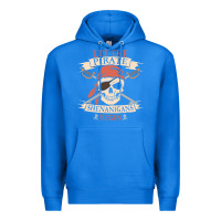 True Royal let the pirate shenanigans begin skull vintage pirate skeleton hallowe Premium Hoodie - linhVisuals