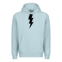 Blue Mist lightning bolt Premium Hoodie - linhVisuals