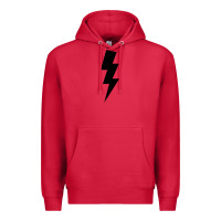 Cardinal lightning bolt Premium Hoodie - linhVisuals