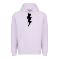 Lilac lightning bolt Premium Hoodie - linhVisuals