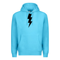 Ocean Blue lightning bolt Premium Hoodie - linhVisuals