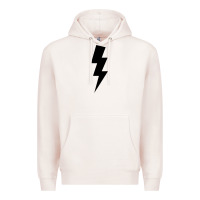 Pale Pink lightning bolt Premium Hoodie - linhVisuals