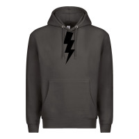 Smoke lightning bolt Premium Hoodie - linhVisuals