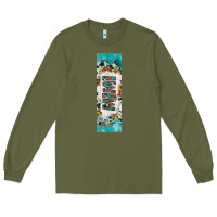Army Green mimi sunflower cowhide leopard  pen wrap Long Sleeve Tee - Artiststas