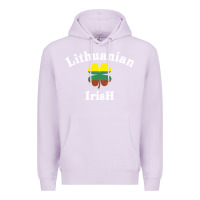 Lilac lucky lithuanian irish flag shamrock leaf st patricks day Premium Hoodie - linhVisuals