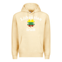 Pina Colada lucky lithuanian irish flag shamrock leaf st patricks day Premium Hoodie - linhVisuals