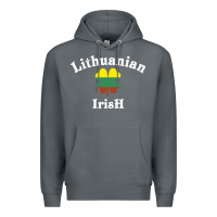 Rock lucky lithuanian irish flag shamrock leaf st patricks day Premium Hoodie - linhVisuals