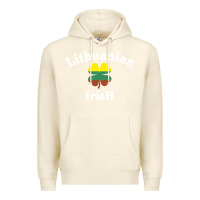 Sandshell lucky lithuanian irish flag shamrock leaf st patricks day Premium Hoodie - linhVisuals