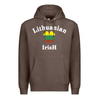 Coffee lucky lithuanian irish flag shamrock leaf st patricks day Premium Hoodie - linhVisuals