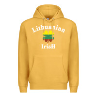Mustard lucky lithuanian irish flag shamrock leaf st patricks day Premium Hoodie - linhVisuals