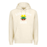 Tofu lucky lithuanian irish flag shamrock leaf st patricks day Premium Hoodie - linhVisuals