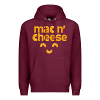 Burgundy mac n' cheese funny macaroni with cheese lover gift Premium Hoodie - linhVisuals