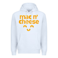White mac n' cheese funny macaroni with cheese lover gift Premium Hoodie - linhVisuals