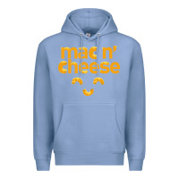 Colony Blue mac n' cheese funny macaroni with cheese lover gift Premium Hoodie - linhVisuals