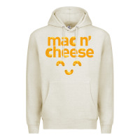 Oatmeal Heather mac n' cheese funny macaroni with cheese lover gift Premium Hoodie - linhVisuals