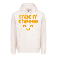 Pale Pink mac n' cheese funny macaroni with cheese lover gift Premium Hoodie - linhVisuals