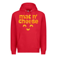 Red mac n' cheese funny macaroni with cheese lover gift Premium Hoodie - linhVisuals