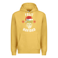 Antique Gold mexican christmas sugar skull feliz navidad spanish speaking xmas gift Premium Hoodie - linhVisuals