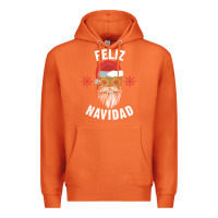 Carrot mexican christmas sugar skull feliz navidad spanish speaking xmas gift Premium Hoodie - linhVisuals