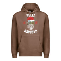 Chestnut mexican christmas sugar skull feliz navidad spanish speaking xmas gift Premium Hoodie - linhVisuals