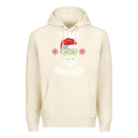 Tofu mexican christmas sugar skull feliz navidad spanish speaking xmas gift Premium Hoodie - linhVisuals