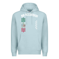 Blue Mist mexican flag air accordion music instrument lover gift Premium Hoodie - linhVisuals