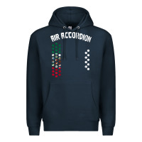 Navy mexican flag air accordion music instrument lover gift Premium Hoodie - linhVisuals