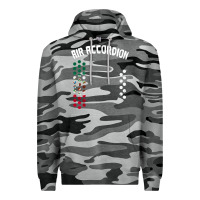 Slate Camo mexican flag air accordion music instrument lover gift Premium Hoodie - linhVisuals
