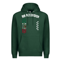 Sports Green mexican flag air accordion music instrument lover gift Premium Hoodie - linhVisuals