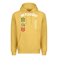 Antique Gold mexican flag air accordion music instrument lover gift Premium Hoodie - linhVisuals