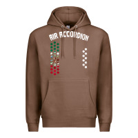 Chestnut mexican flag air accordion music instrument lover gift Premium Hoodie - linhVisuals