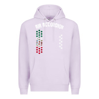 Lilac mexican flag air accordion music instrument lover gift Premium Hoodie - linhVisuals