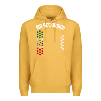 Mustard mexican flag air accordion music instrument lover gift Premium Hoodie - linhVisuals