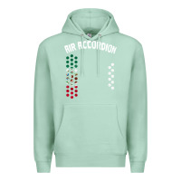 Seafoam mexican flag air accordion music instrument lover gift Premium Hoodie - linhVisuals