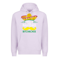 Lilac mexicans say feliz navidad bitchahos funny merry christmas sombrero Premium Hoodie - linhVisuals