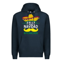 Navy mexicans say feliz navidad bitchahos funny merry christmas sombrero Premium Hoodie - linhVisuals