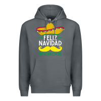 Rock mexicans say feliz navidad bitchahos funny merry christmas sombrero Premium Hoodie - linhVisuals