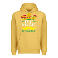 Antique Gold mexicans say feliz navidad bitchahos funny merry christmas sombrero Premium Hoodie - linhVisuals