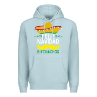 Blue Mist mexicans say feliz navidad bitchahos funny merry christmas sombrero Premium Hoodie - linhVisuals