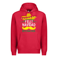 Cardinal mexicans say feliz navidad bitchahos funny merry christmas sombrero Premium Hoodie - linhVisuals