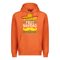 Carrot mexicans say feliz navidad bitchahos funny merry christmas sombrero Premium Hoodie - linhVisuals