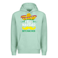 Seafoam mexicans say feliz navidad bitchahos funny merry christmas sombrero Premium Hoodie - linhVisuals