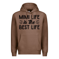 Chestnut mimi life is the best life blessed grandma mom cute gift Premium Hoodie - linhVisuals