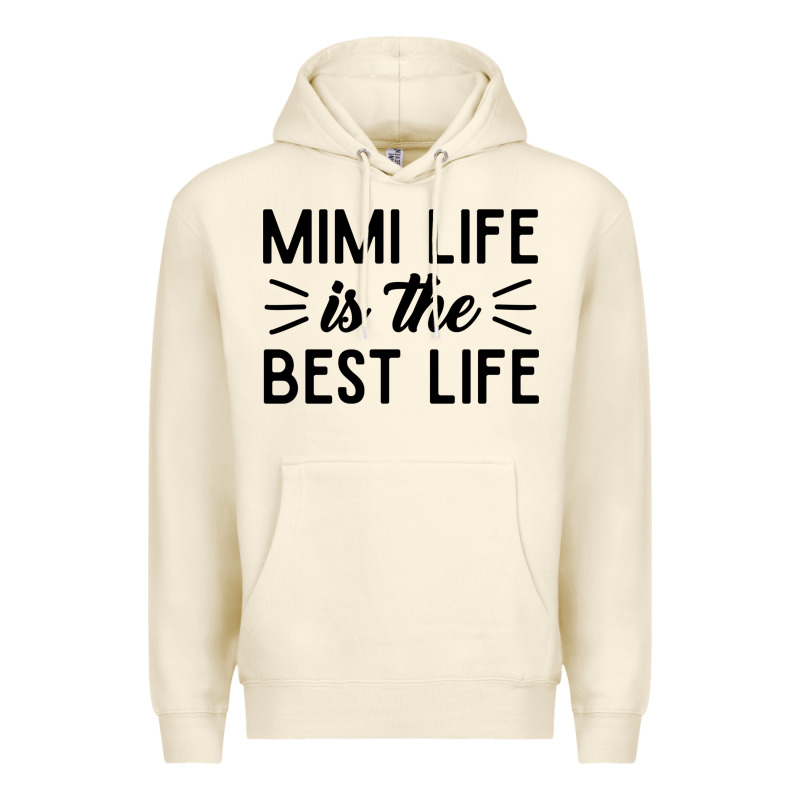 Mimi Life Is The Best Life Blessed Grandma Mom Cute Gift Premium Hoodie by linhVisuals | Teevron