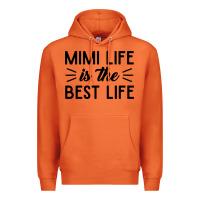 Carrot mimi life is the best life blessed grandma mom cute gift Premium Hoodie - linhVisuals