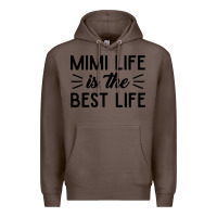 Coffee mimi life is the best life blessed grandma mom cute gift Premium Hoodie - linhVisuals