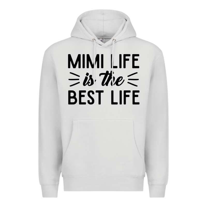 Mimi Life Is The Best Life Blessed Grandma Mom Cute Gift Premium Hoodie by linhVisuals | Teevron