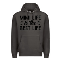 Smoke mimi life is the best life blessed grandma mom cute gift Premium Hoodie - linhVisuals