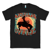 Black American cowgirl 4th of july Classic Tee - FaDigitalArtStudio