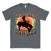 Charcoal Heather American cowgirl 4th of july Classic Tee - FaDigitalArtStudio